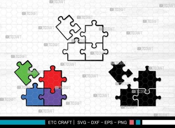 Download Puzzle Clipart SVG, Puzzle Piece - Premium Bundle