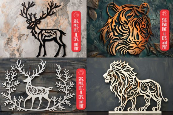 Download Laser Cut Animal SVG Crafting Bundle - Premium Resources